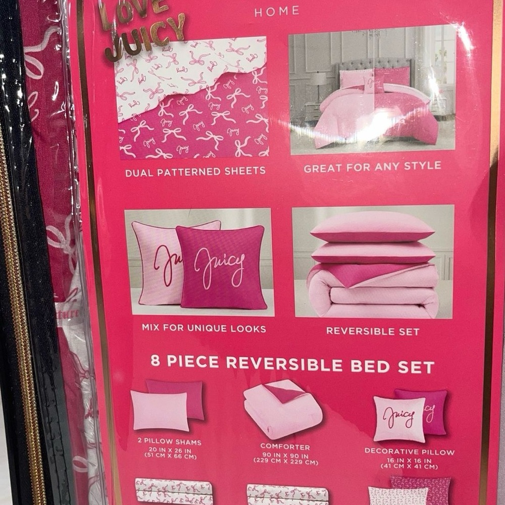 Juicy Couture Pink Flamingo Comforter Set